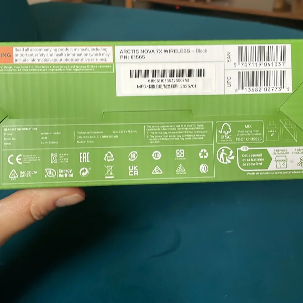 Steelseries Xbox Arctic Nova 7x wireless